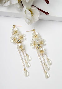 Floral Drop Earrings