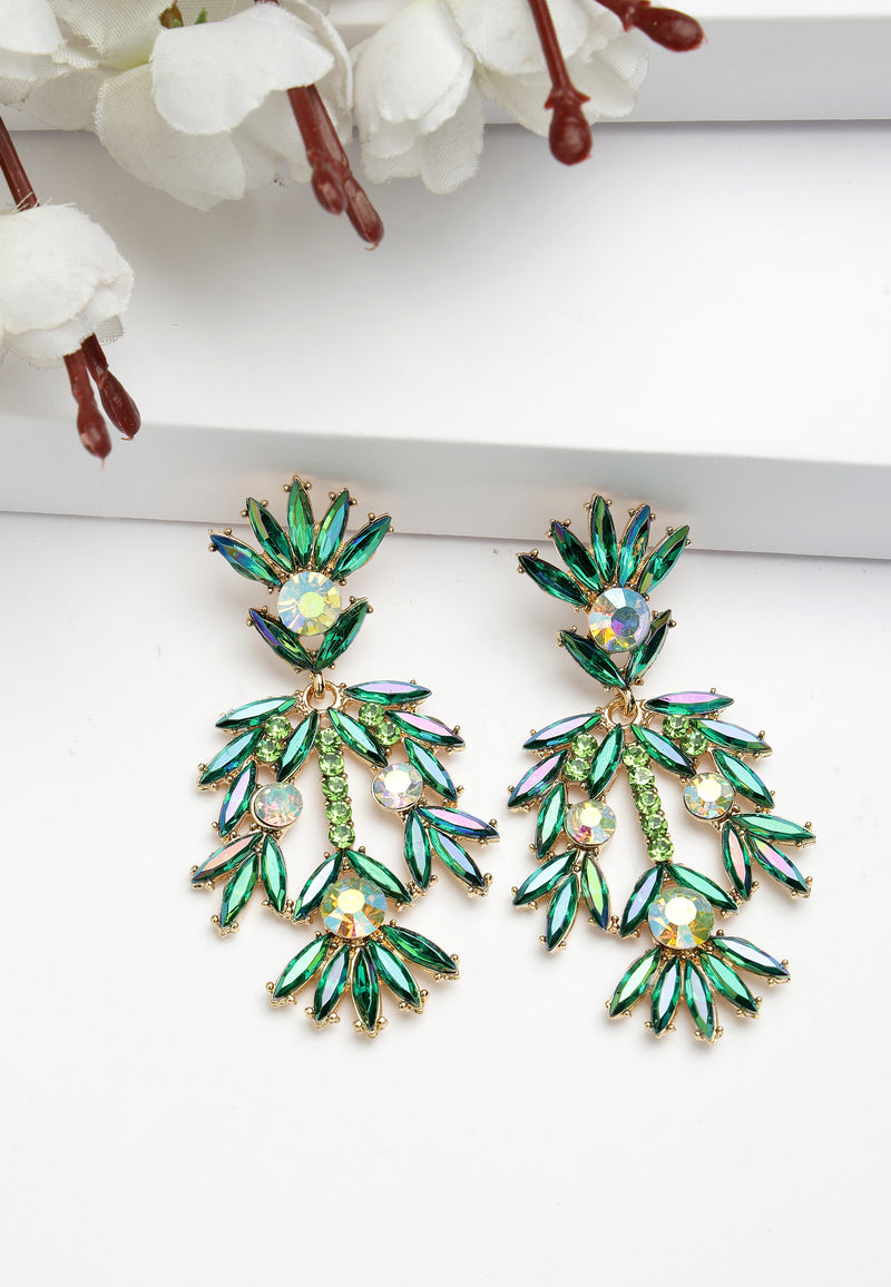 Earrings Plume Floral Fancy