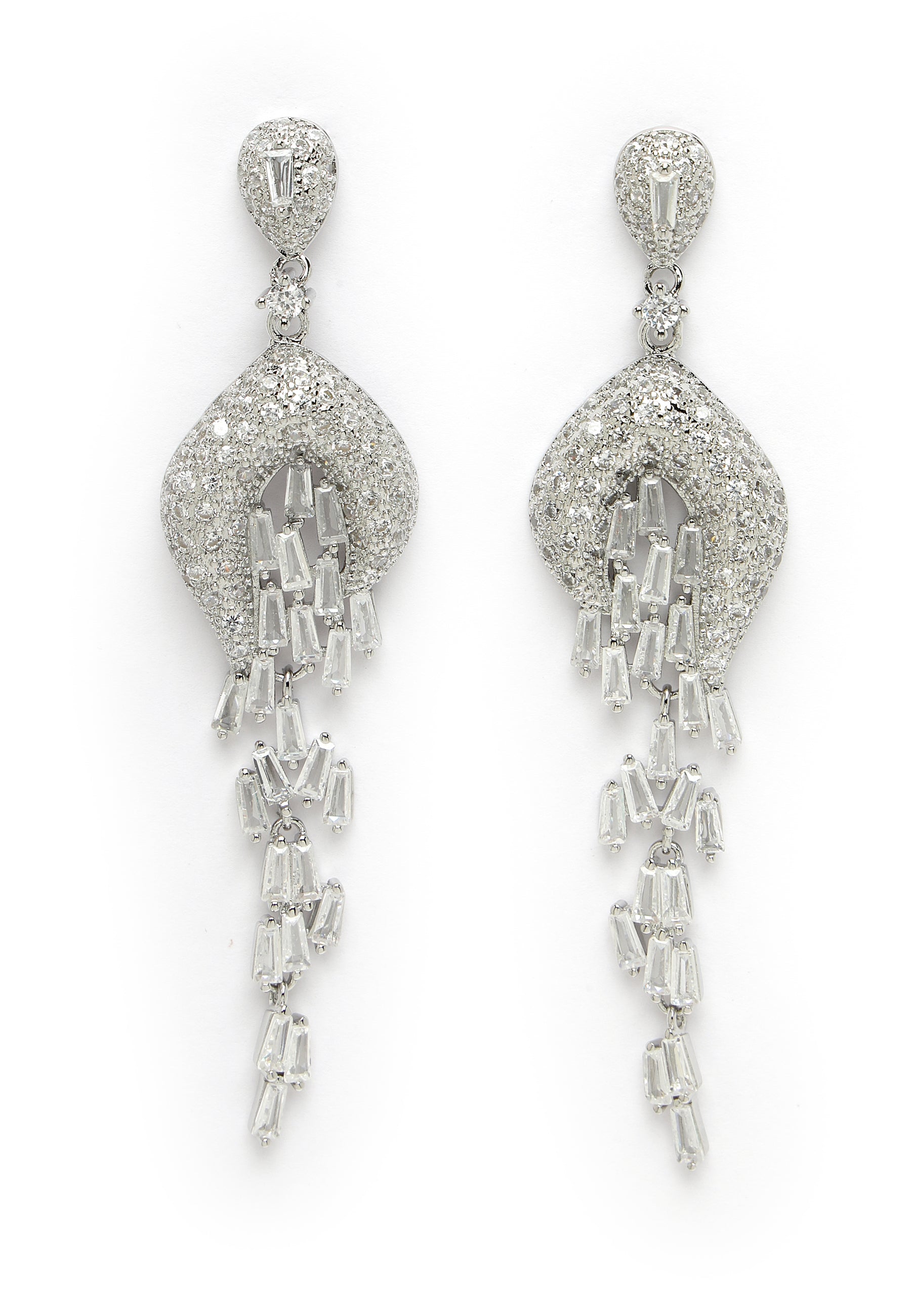 Cubic Zirconia Drop Earrings