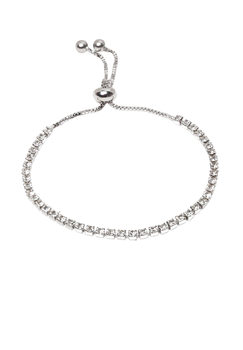 Lyxig charm Crystal tennisarmband
