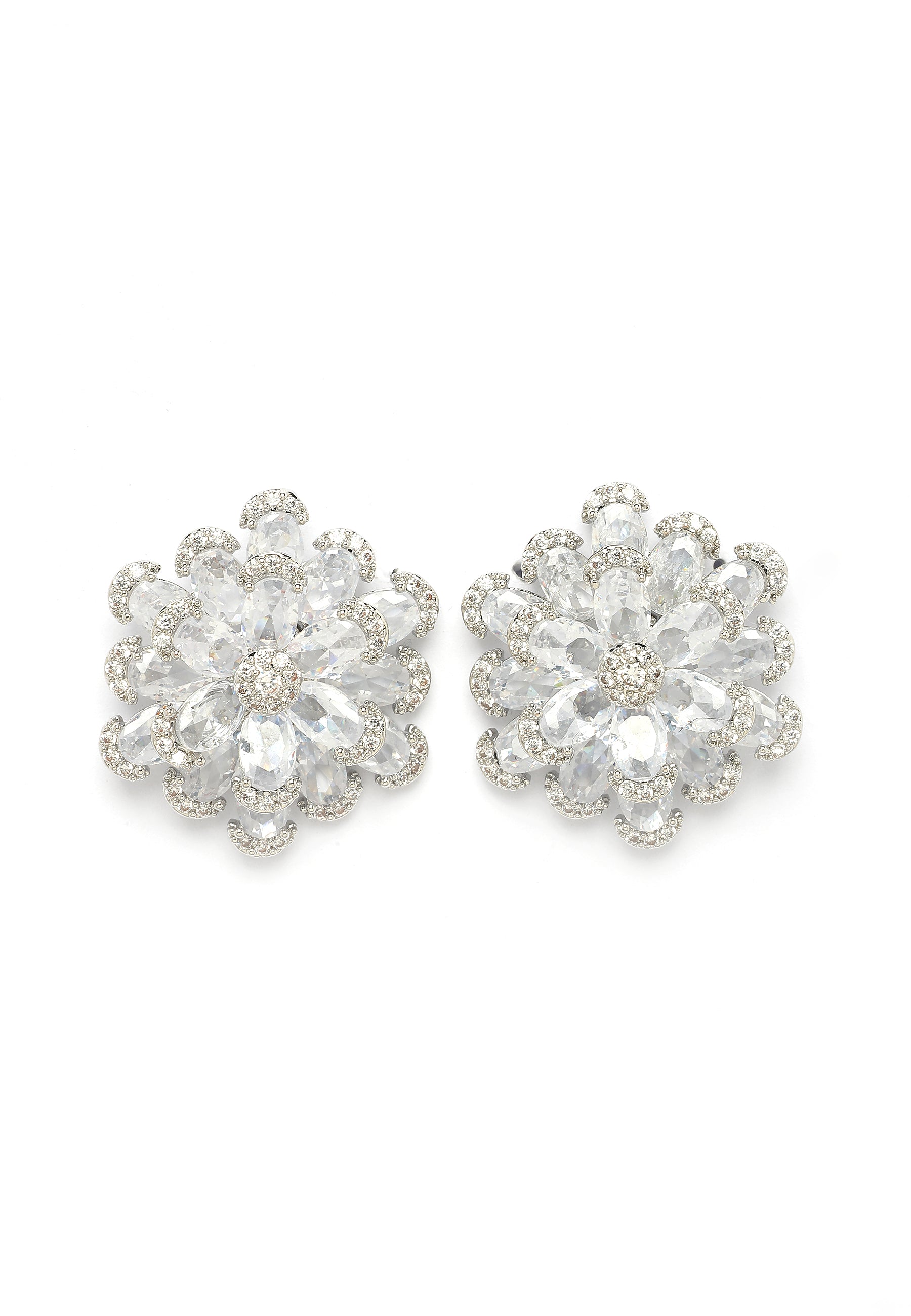 Pendientes de Stud Icy Blooming