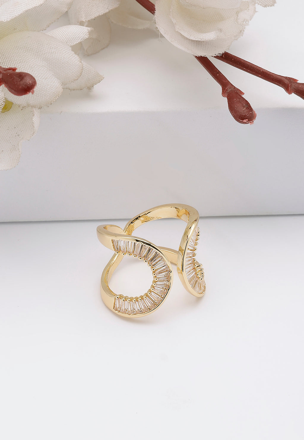 Bague Glam Croissant d'Or