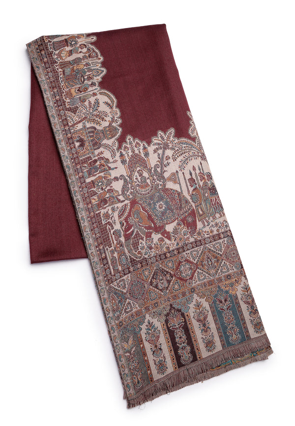 Écharpe Jamawar Kashmiri