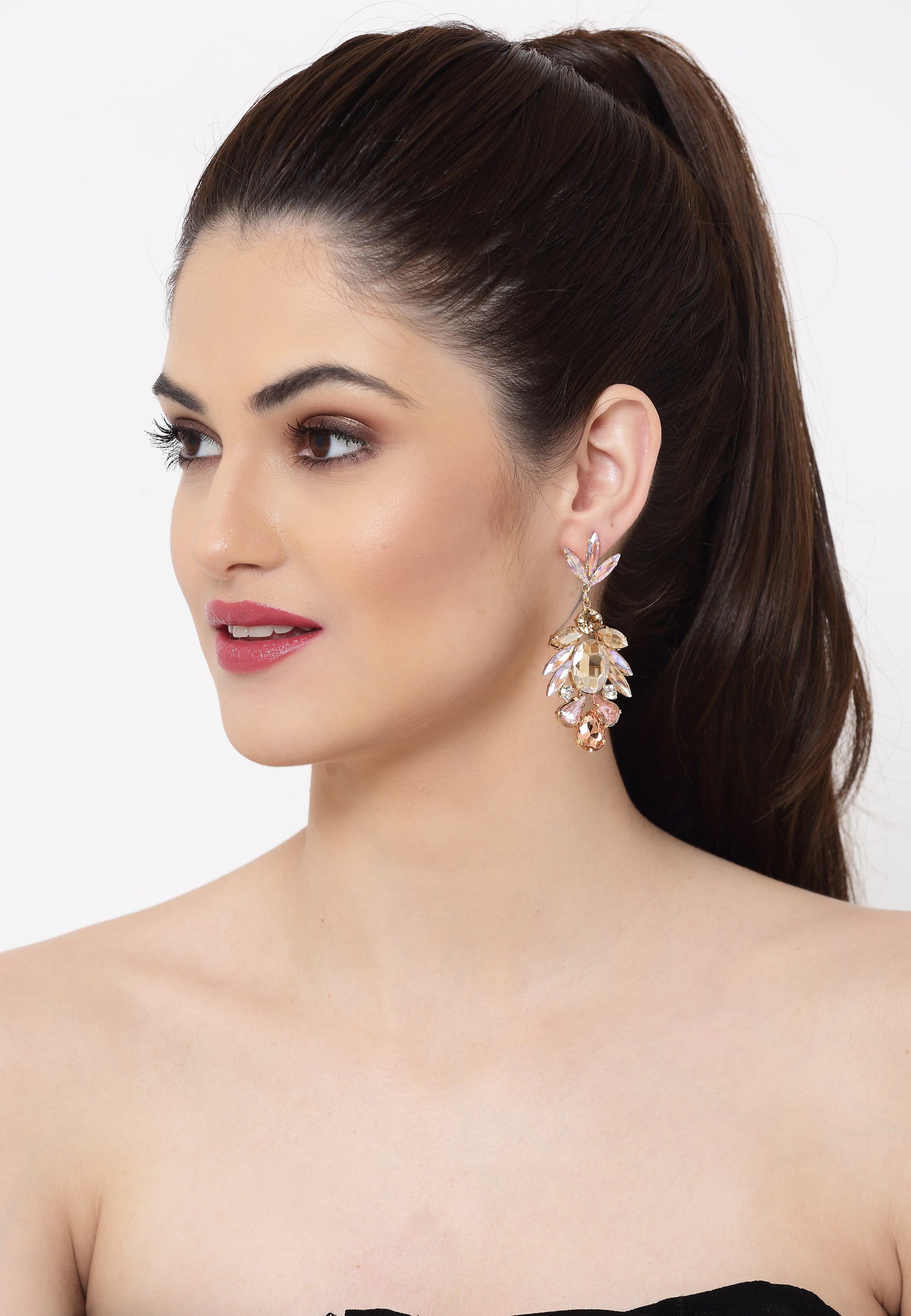 Luxury Crystals Drop Earrings