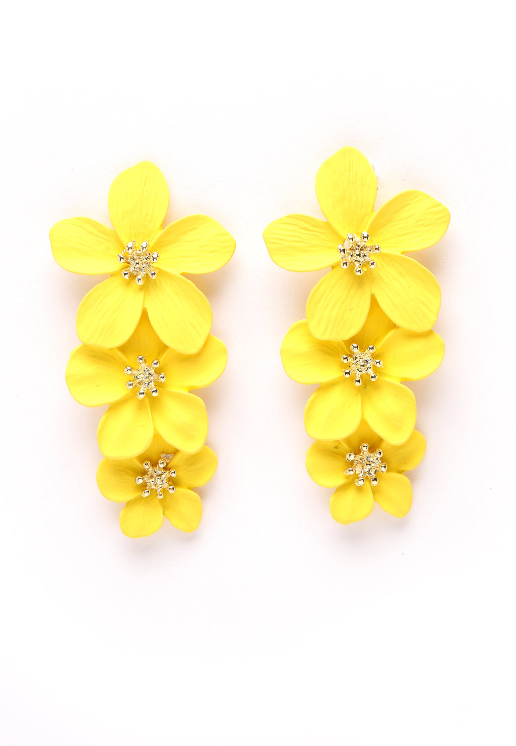 Pendientes colgantes florales