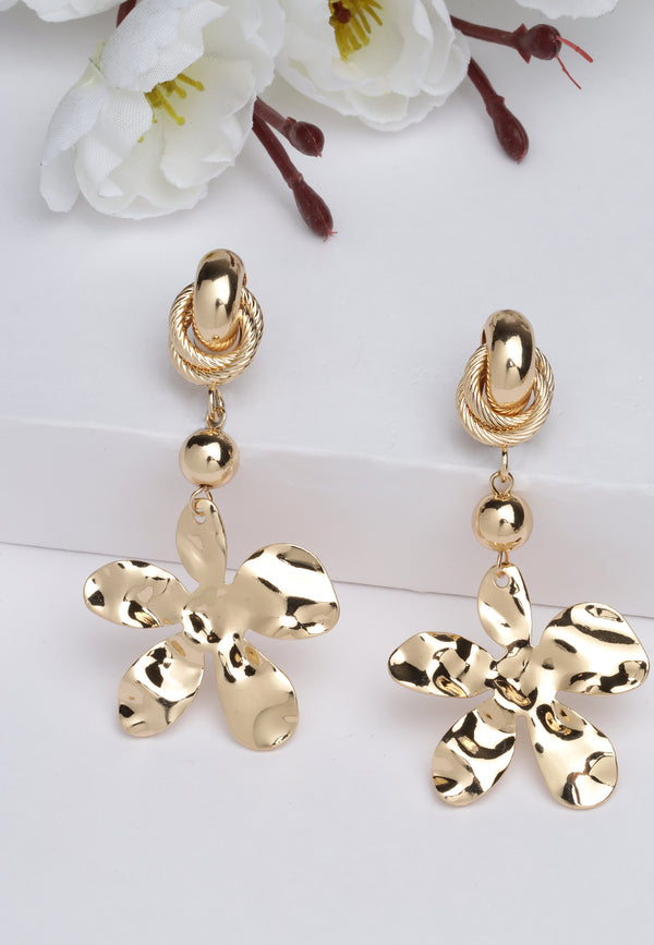 Pendientes colgantes florales